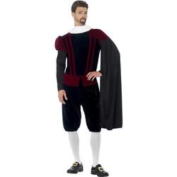 Middeleeuwen & Renaissance Kostuum | Hoogheid Tudor Middeleeuwen | Man | Large | Carnaval kostuum | Verkleedkleding